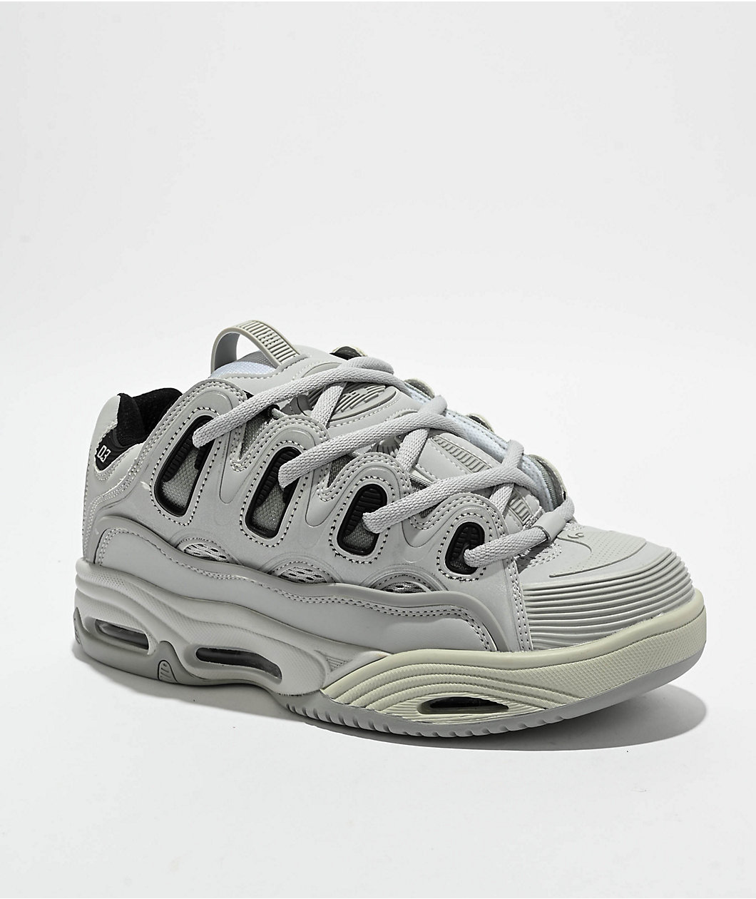 Osiris D3 2001 Grey Black Skate Shoes Connecticut Post Mall