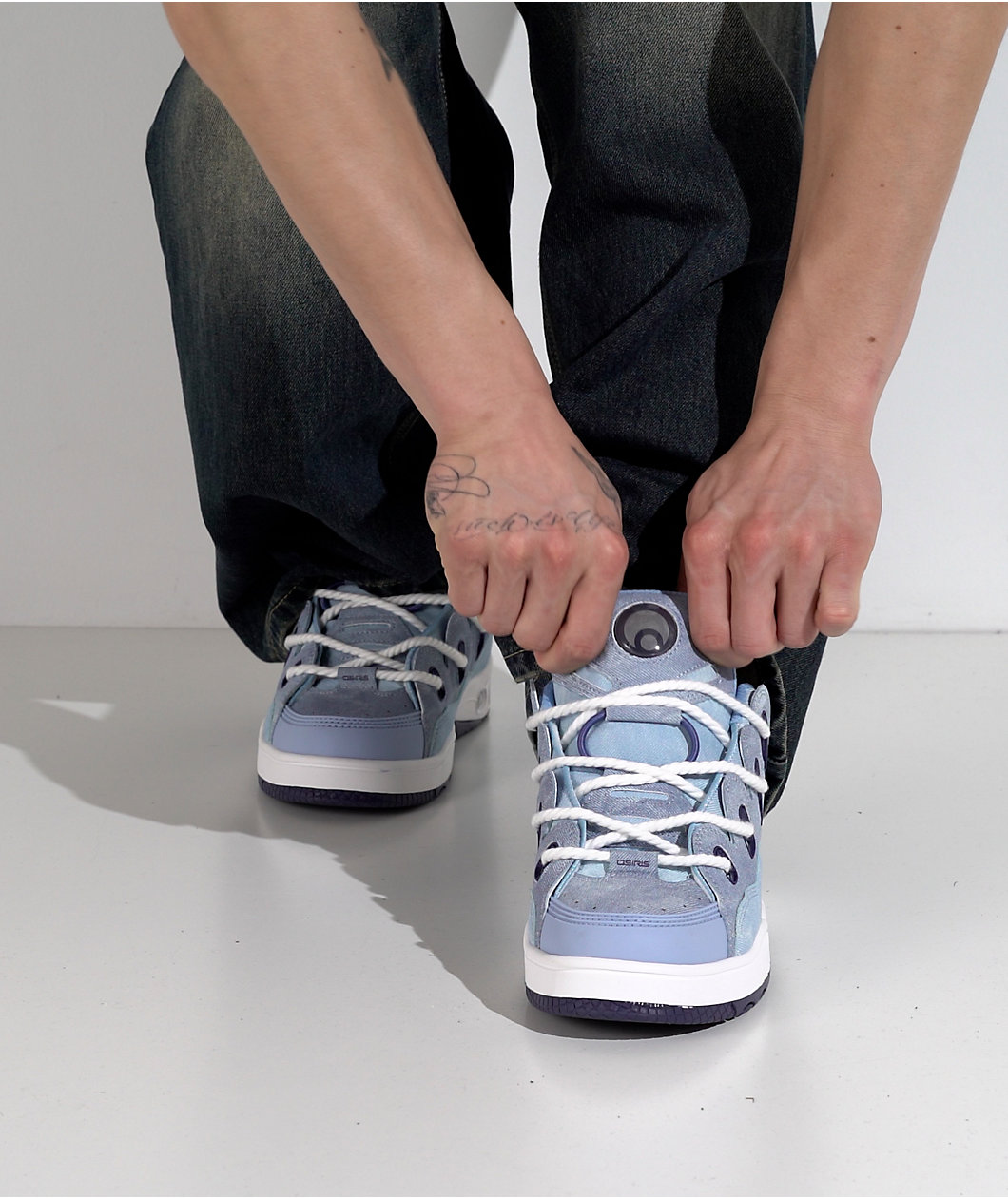 Osiris D3 OG Denim Blue Skate Shoes