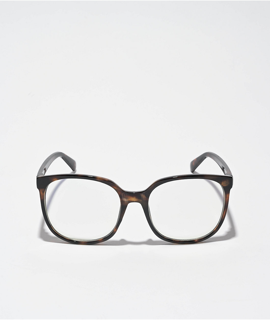 Oversize Square Tortoise Blue Light Glasses