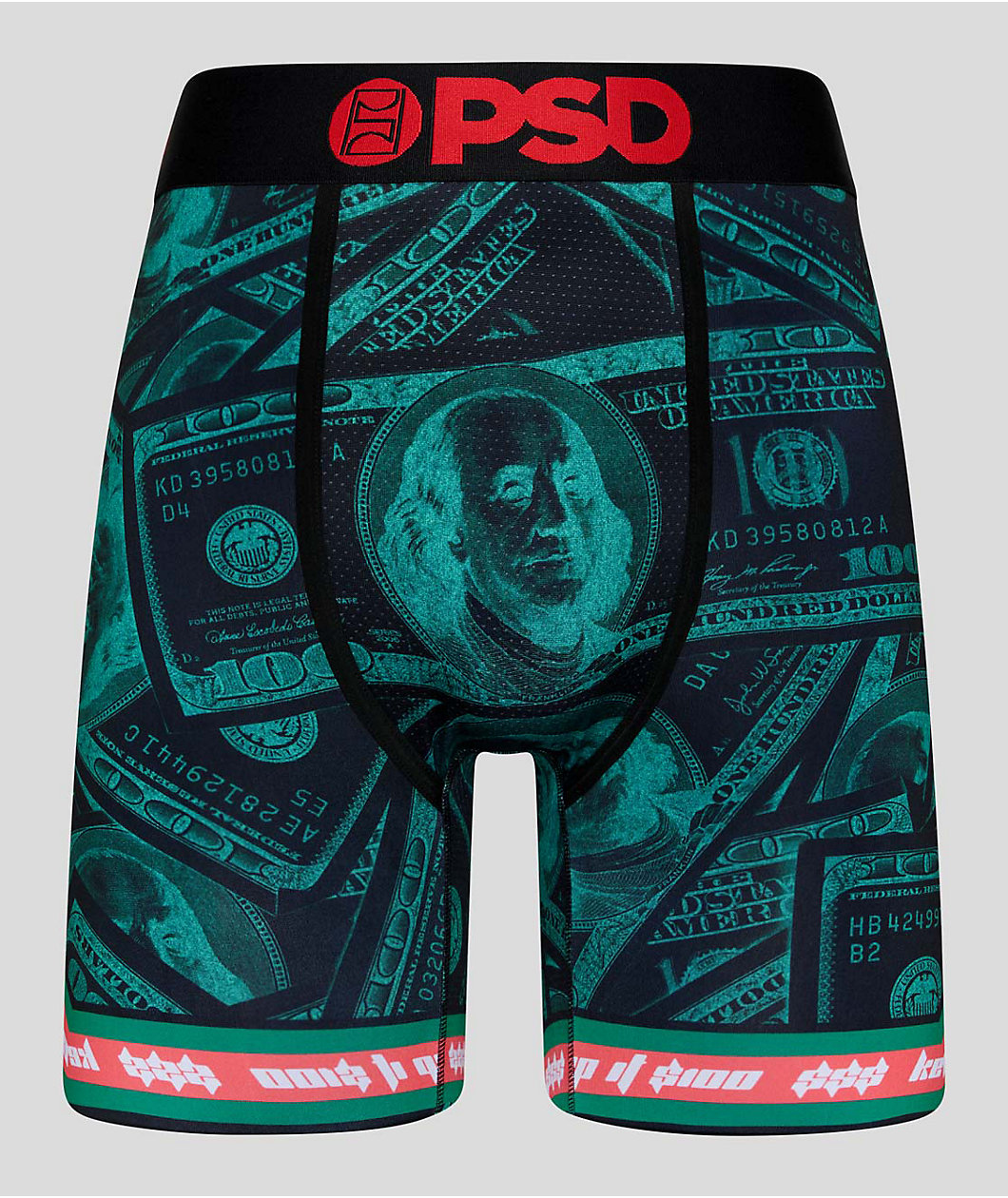 PSD Green Money Sport Boxer Briefs