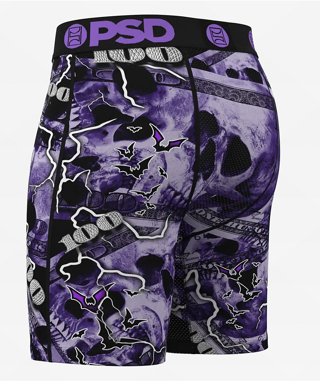 PSD Hollow Bills Purple Boxer Briefs