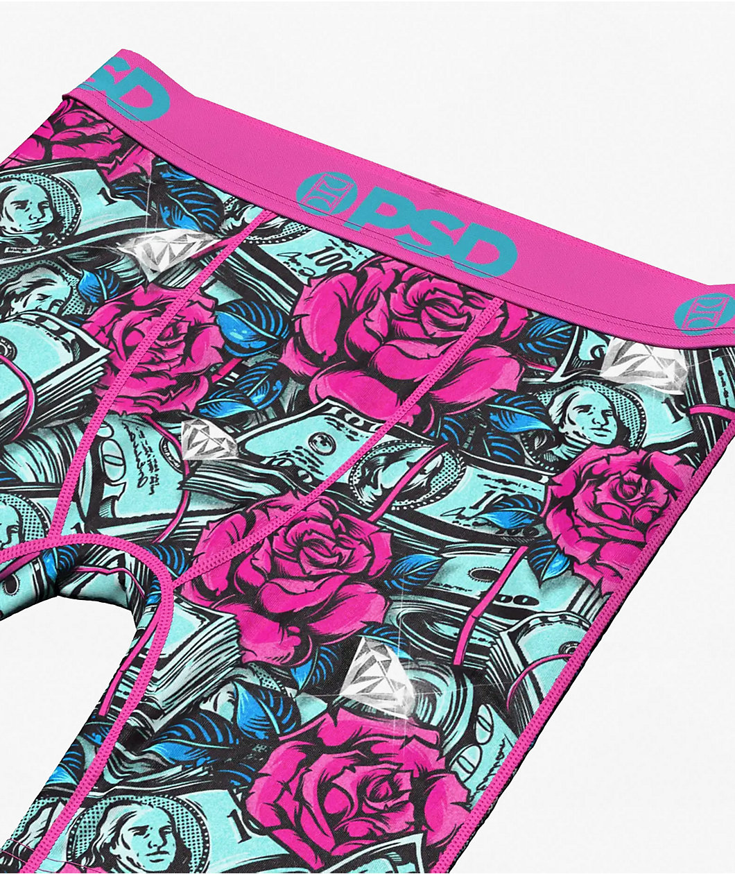PSD Kids Stacked Roses Boxer Briefs