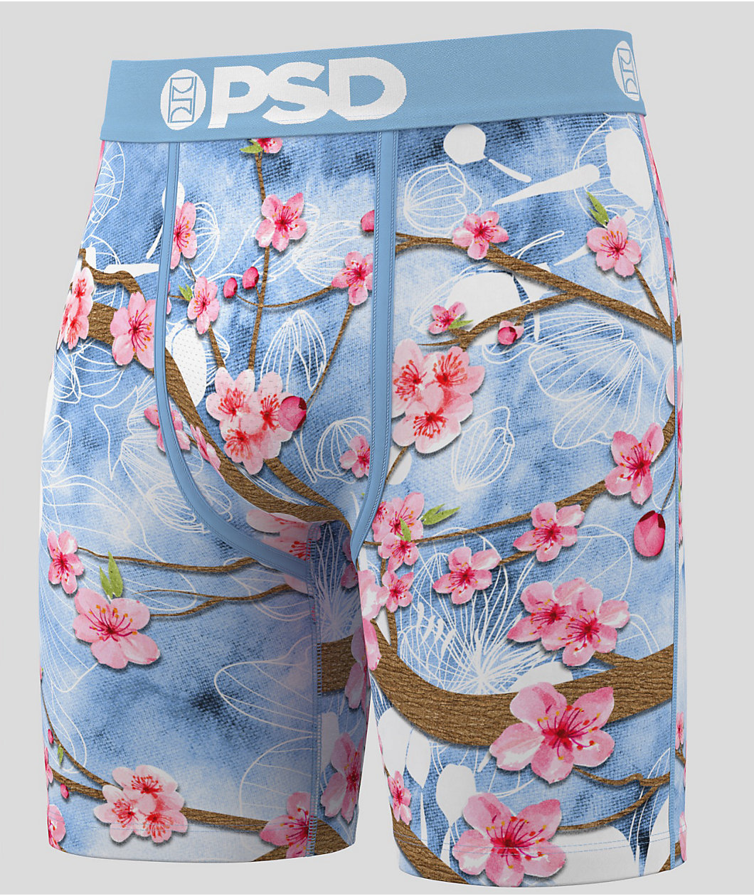 PSD Sakura Season Blue Boxer Briefs