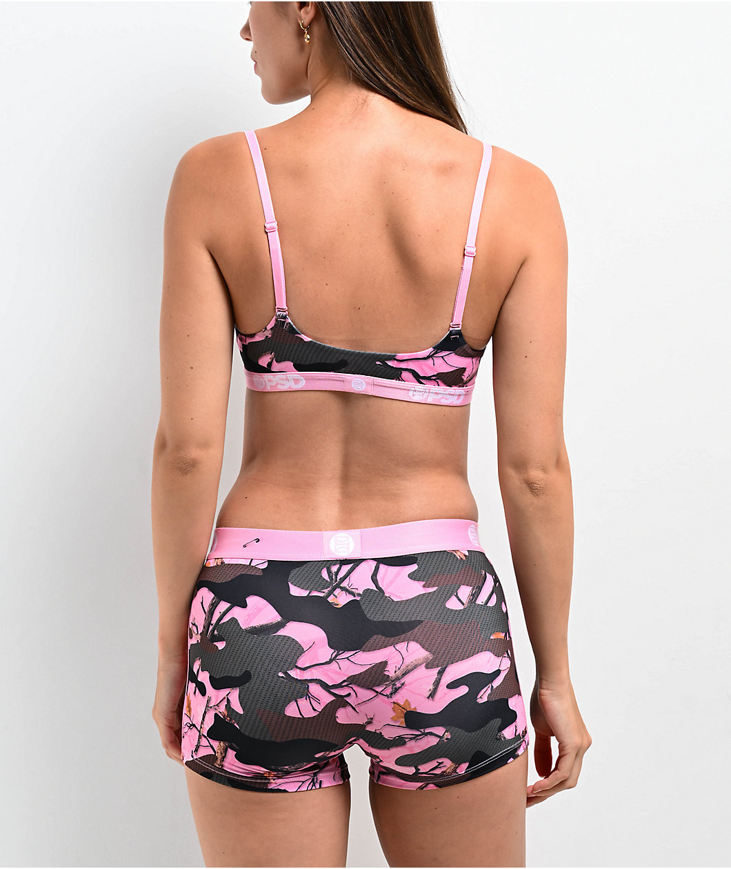 PSD Stealth Woods Pink Camo Boyshort Underwear