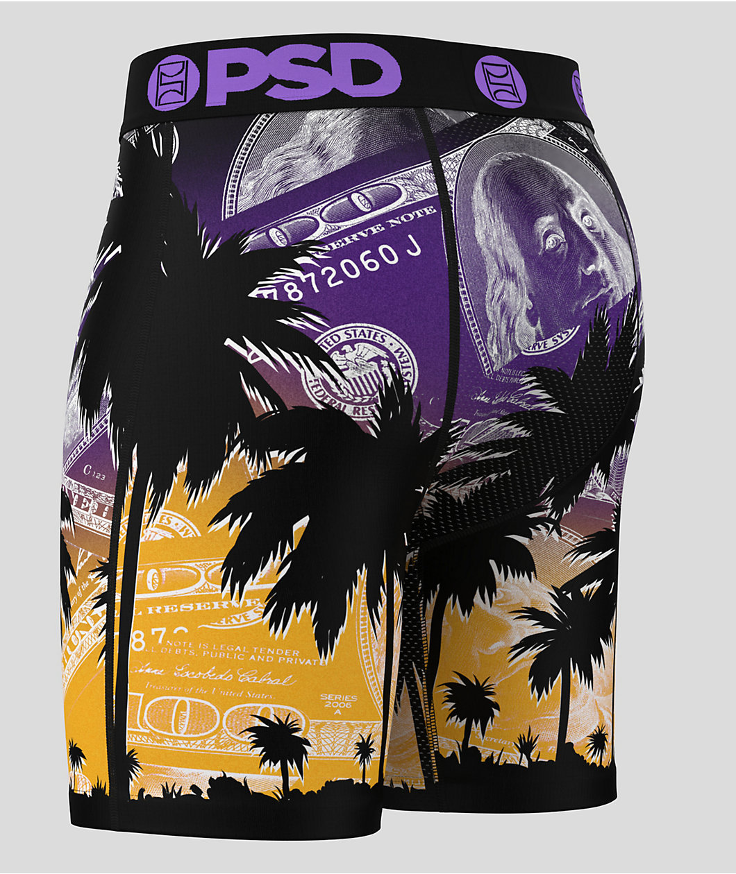 PSD Sunrise Benjis Purple Boxer Briefs