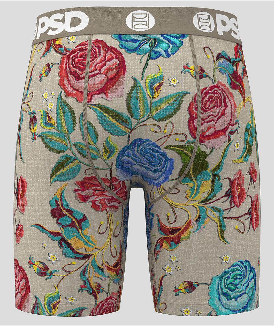 PSD Tapestry Bloom Beige Boxer Briefs