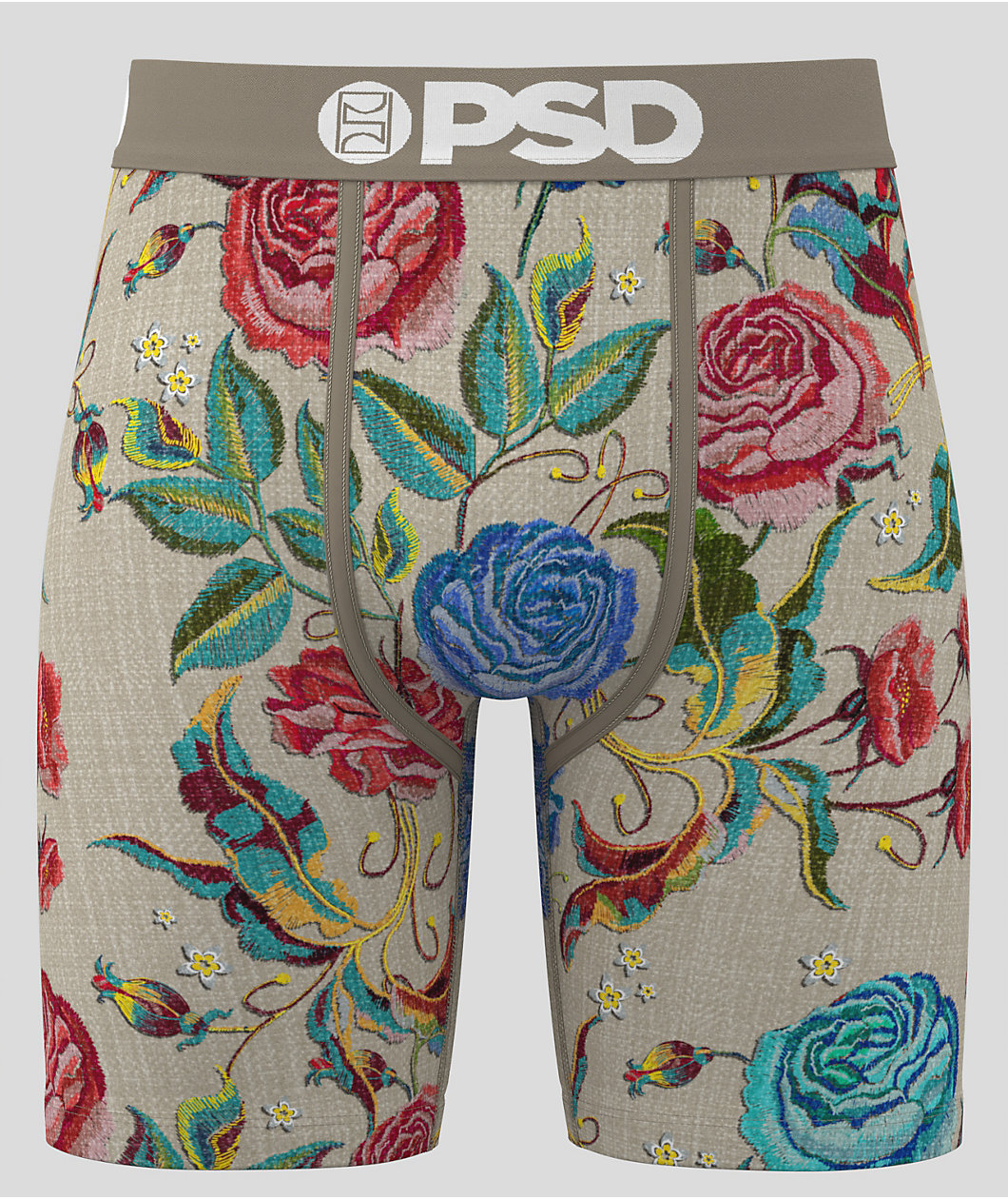 PSD Tapestry Bloom Beige Boxer Briefs