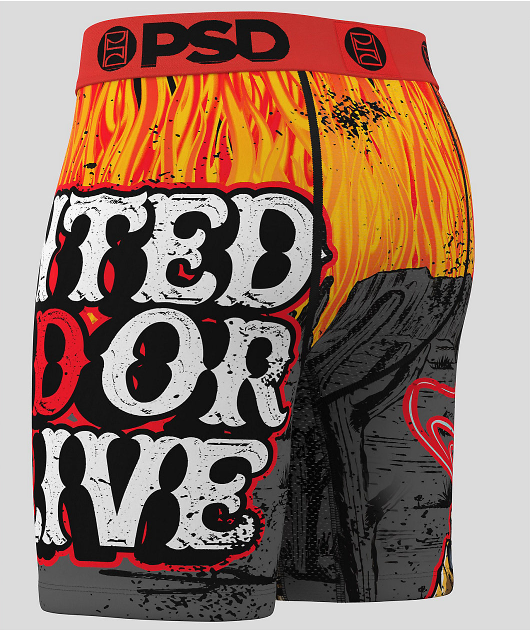 PSD Wanted Dead Orange Boxer Briefs