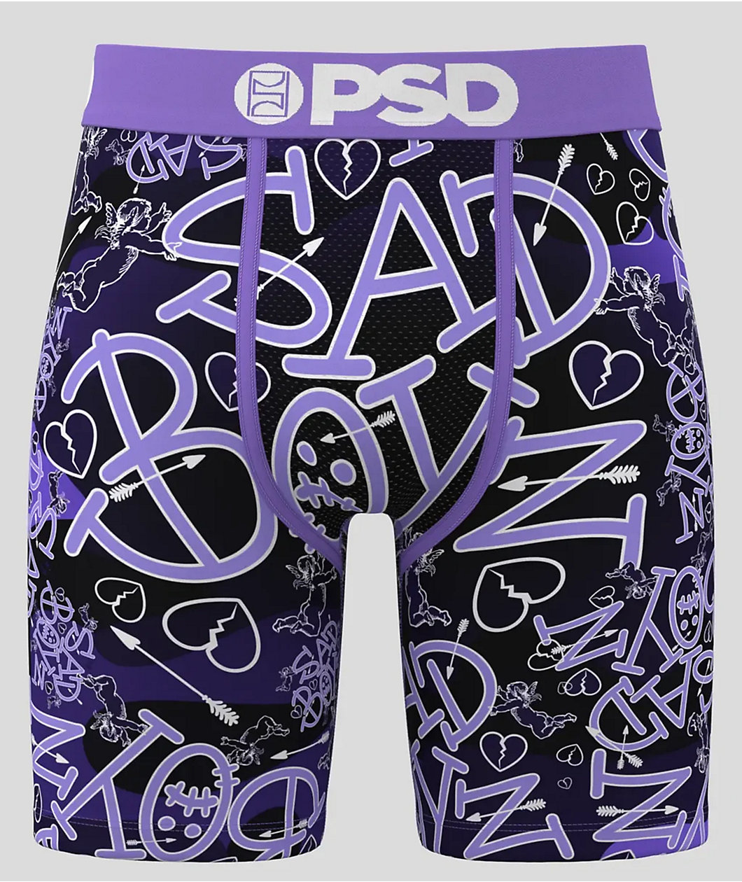 PSD x $AD BOYZ by Junior H Purple Heart Boxer Briefs