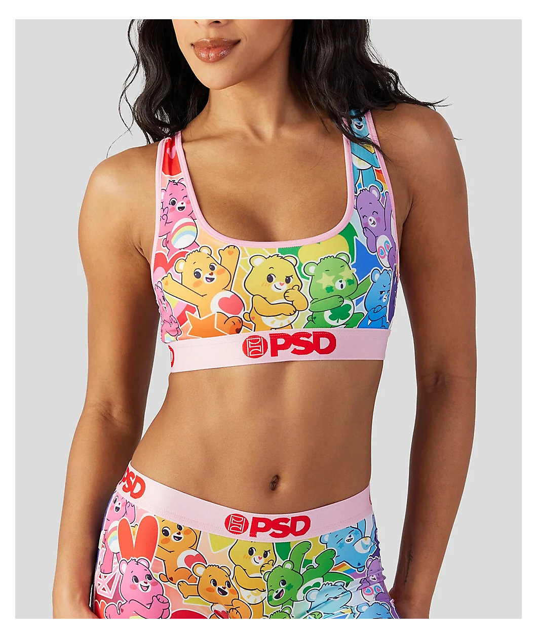 PSD x Care Bears Rainbow Sports Bra