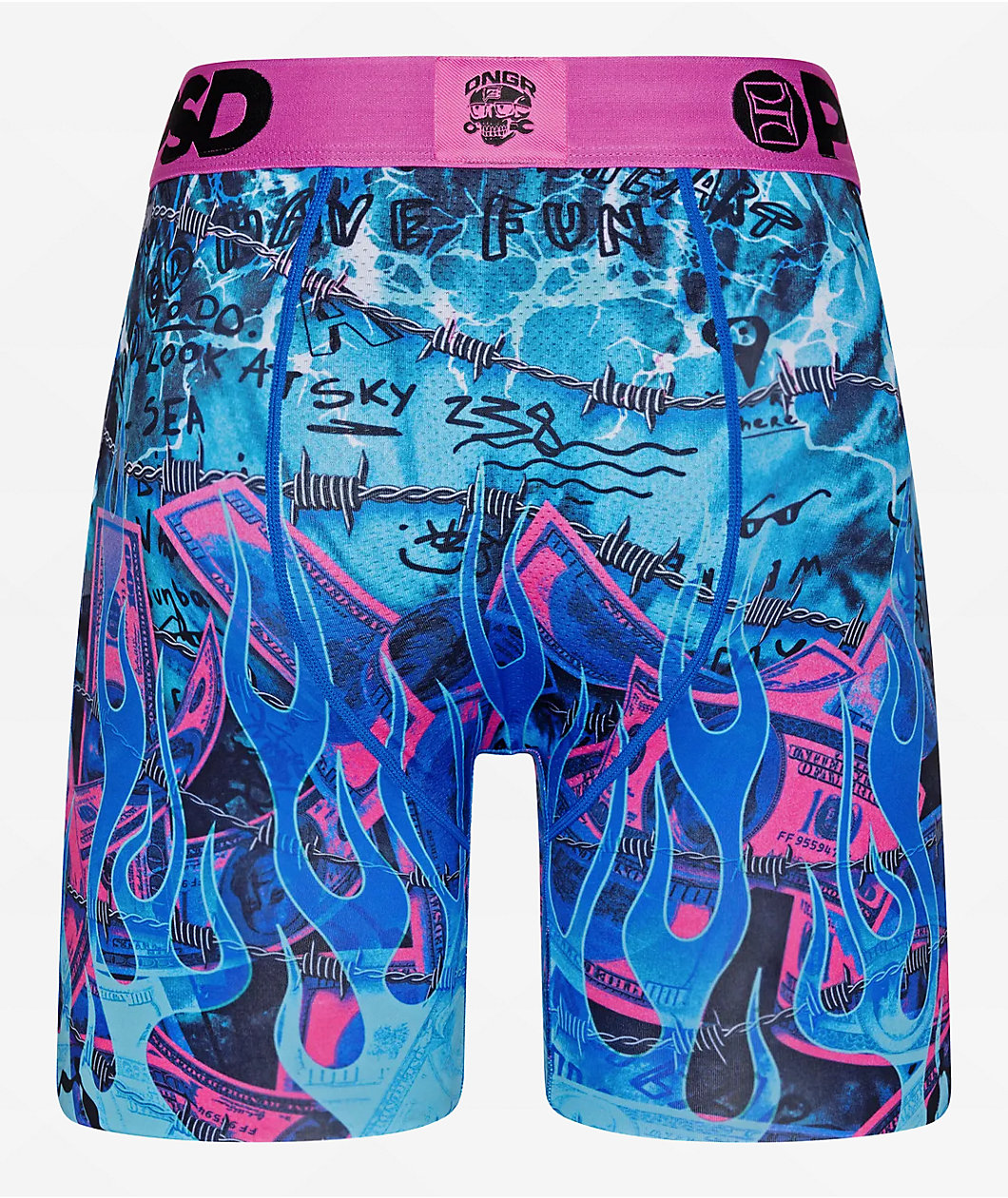 PSD x Dangerboy Cotton Candy Fire Boxer Briefs