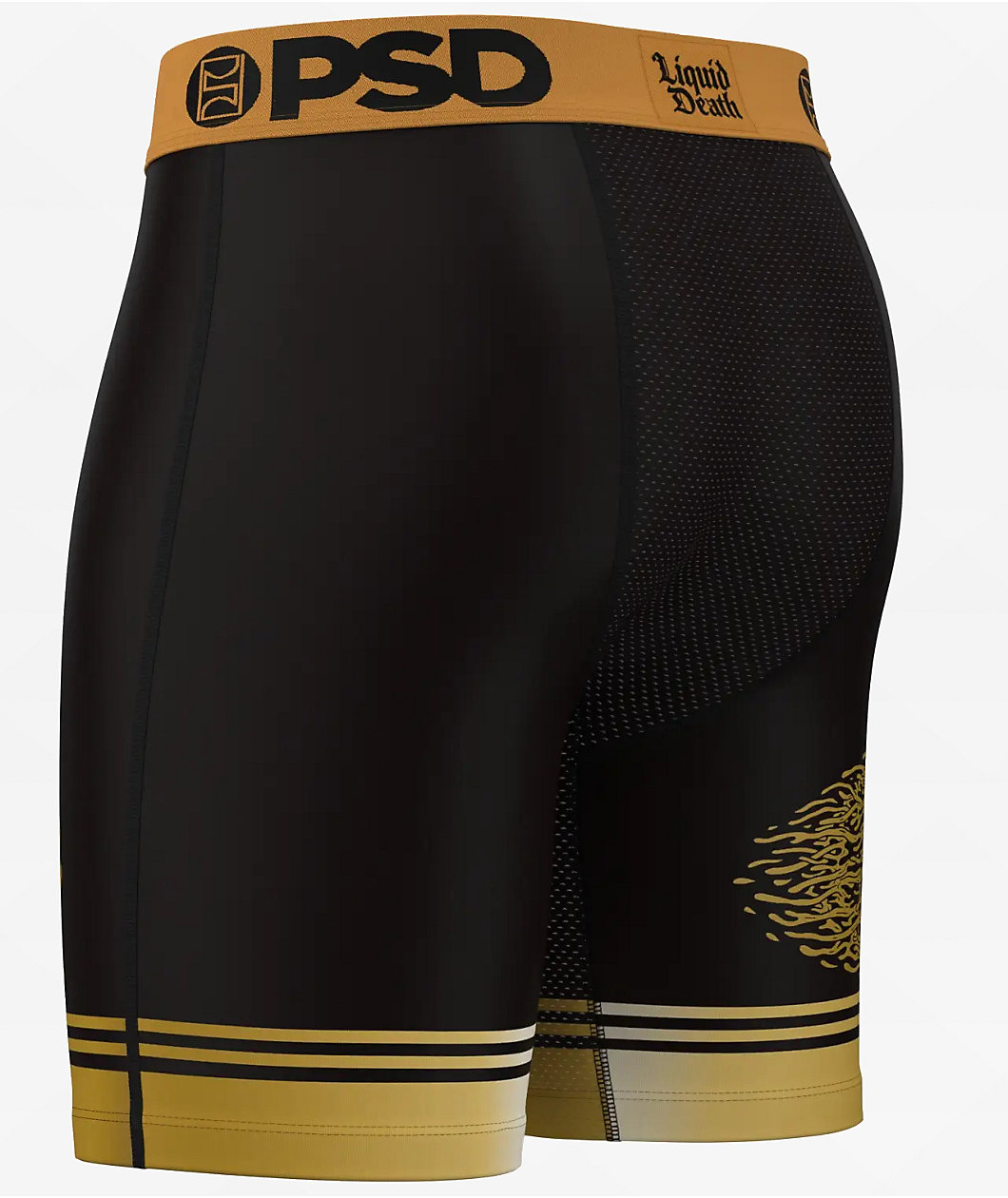 PSD x Liquid Death Black & Gold Boxer Briefs