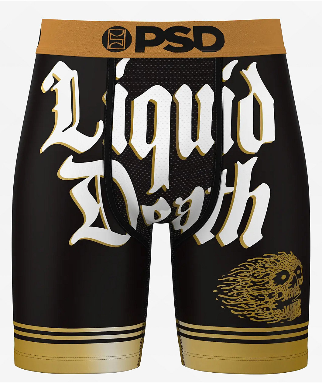 PSD x Liquid Death Black & Gold Boxer Briefs