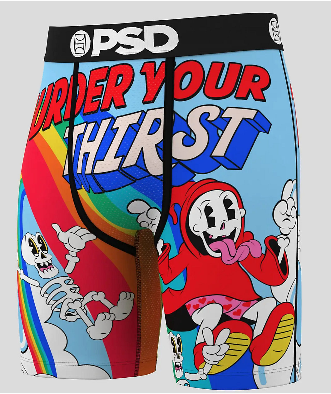 PSD x Liquid Death Reaping Rainbow Boxer Briefs