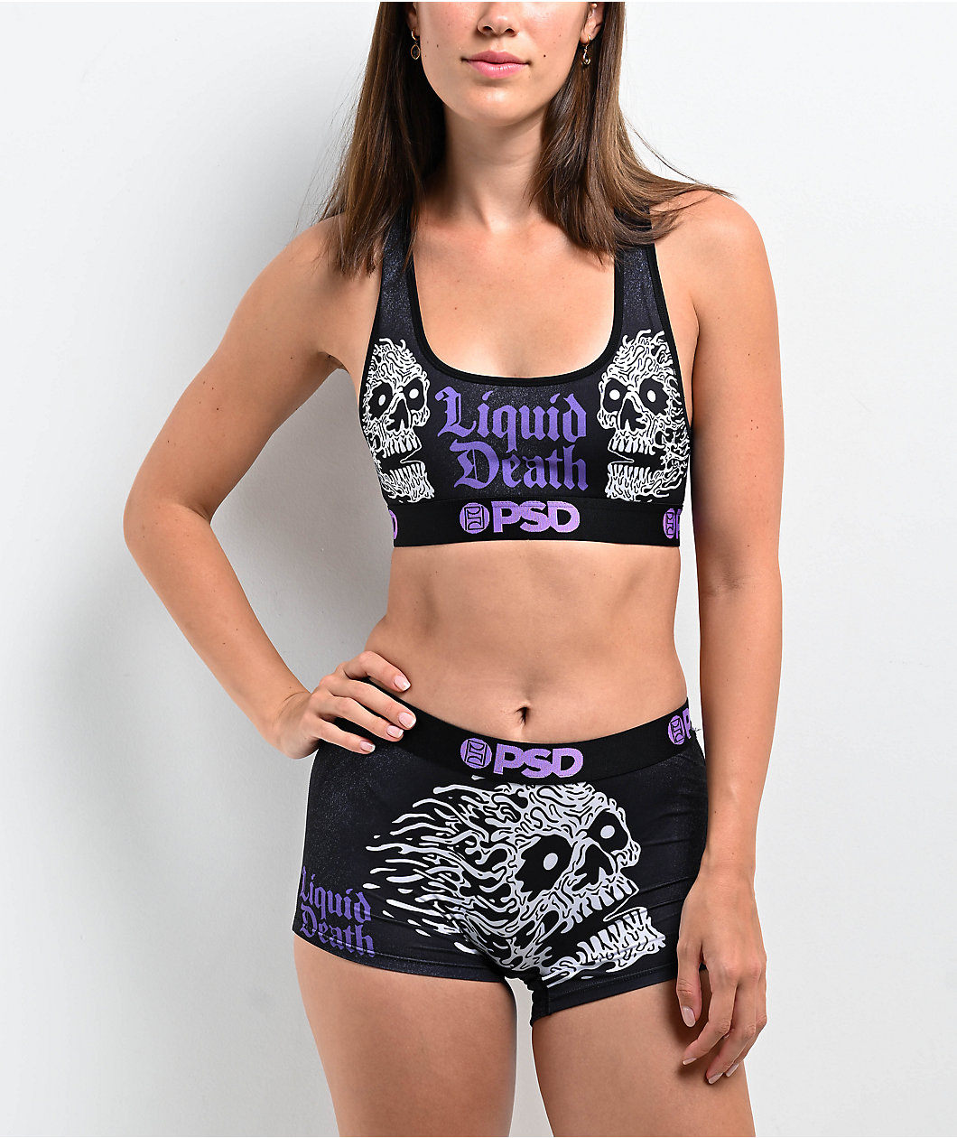 PSD x Liquid Death Skull Boyshort Underwear