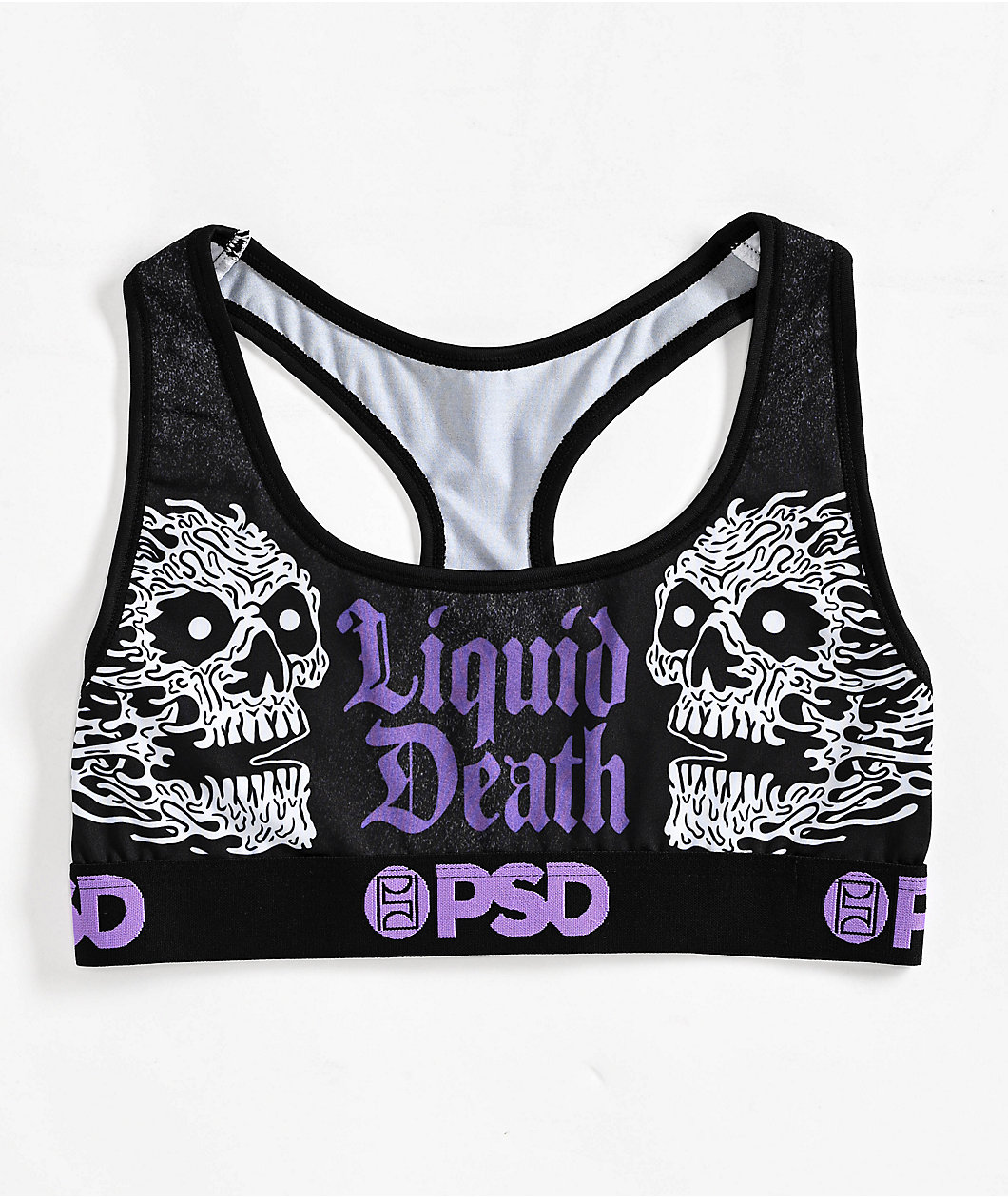 PSD x Liquid Death Skull Sports Bra