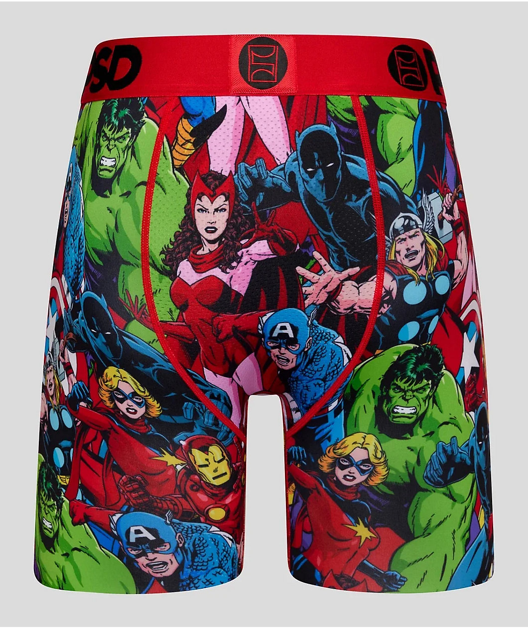 PSD x Marvel Avengers Squad Red Boxer Briefs 