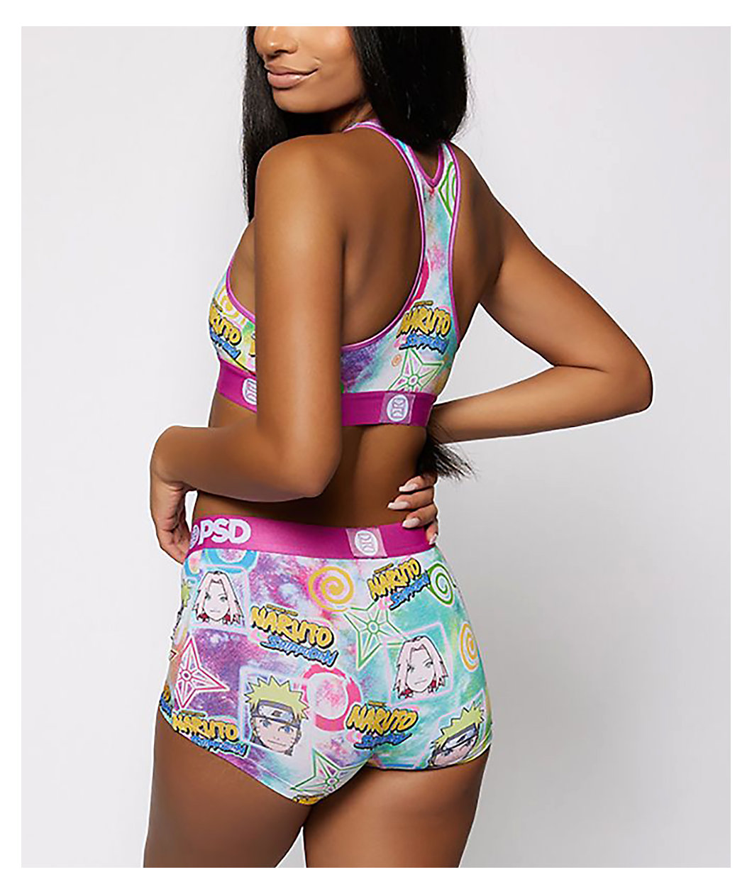 PSD x Naruto Shippuden Icon Tie Dye Boyshort Underwear