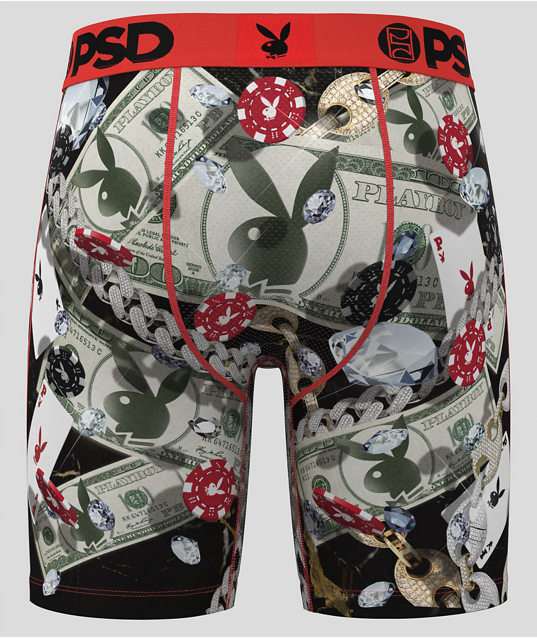 PSD x Playboy Bet Red Boxer Briefs