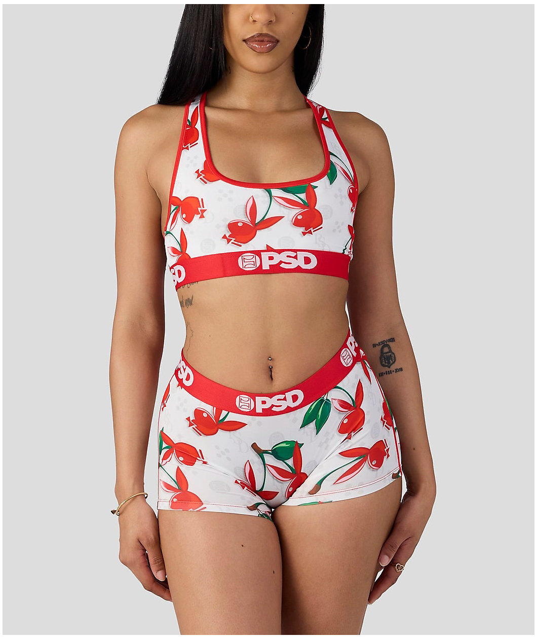 PSD x Playboy Cherry Lux Boyshort Underwear