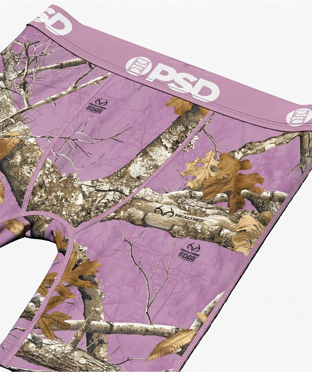 PSD x Realtree EDGE Kids Purple Camo Boxer Briefs
