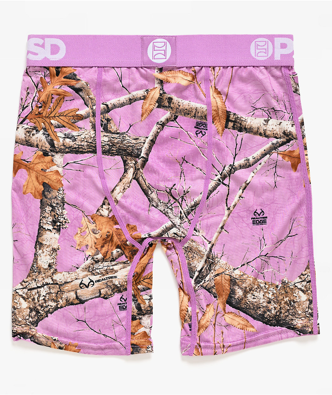 PSD x Realtree EDGE Kids Purple Camo Boxer Briefs