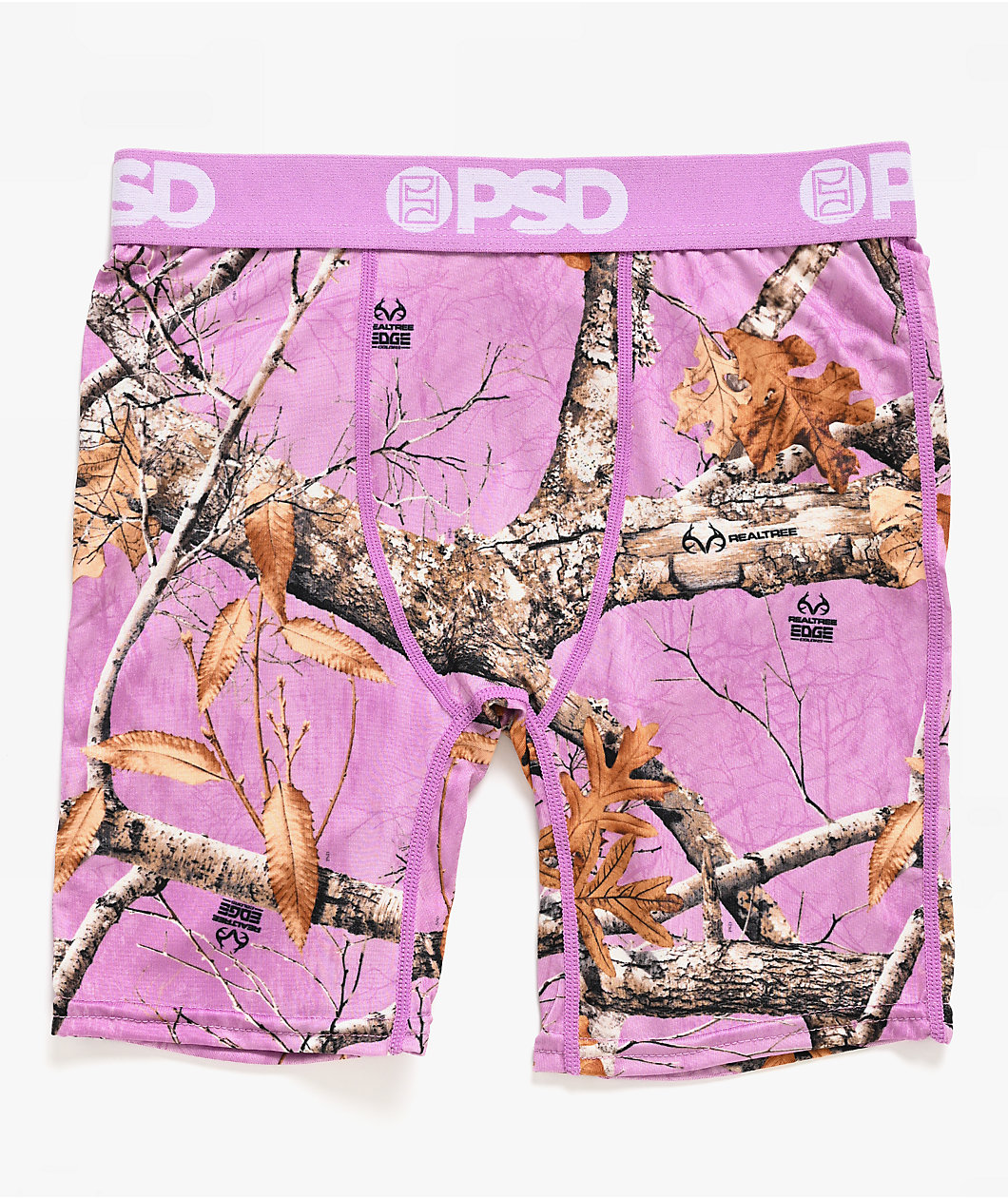 PSD x Realtree EDGE Kids Purple Camo Boxer Briefs