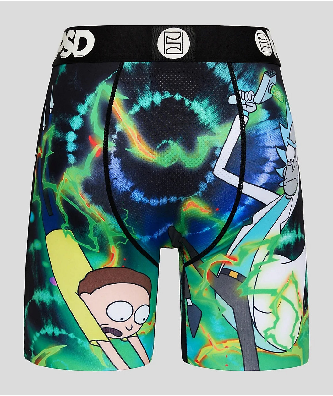 PSD x Rick & Morty Portals Green Boxer Briefs