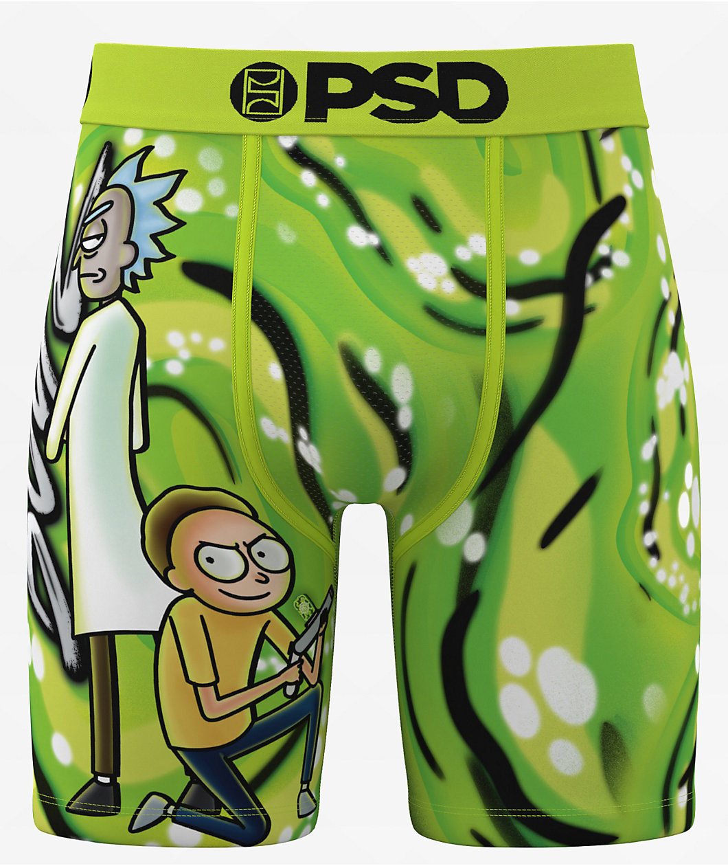 PSD x Rick And Morty 4 Life Green Boxer Briefs