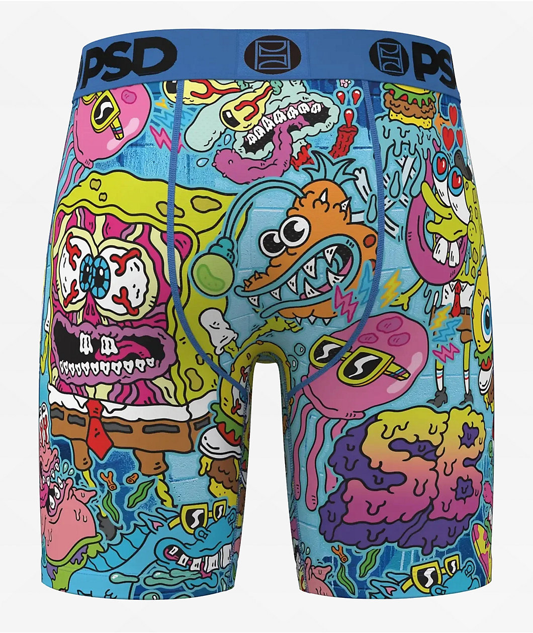 PSD x SpongeBob Squarepants Punk Blue Boxer Briefs