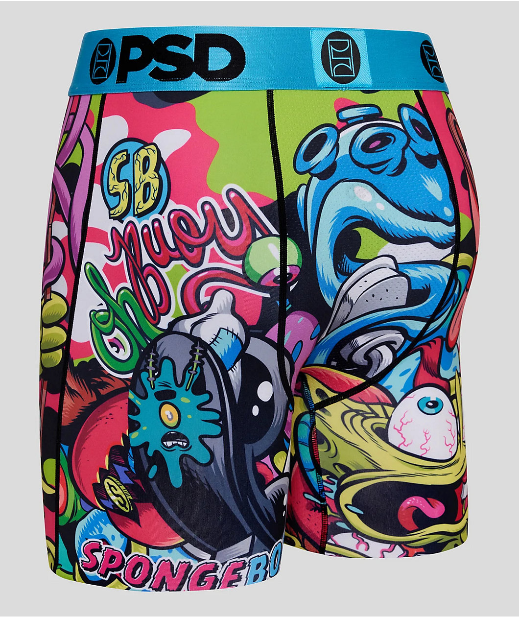 PSD x Spongebob Squarepants Krusty Bottoms Blue Boxer Briefs