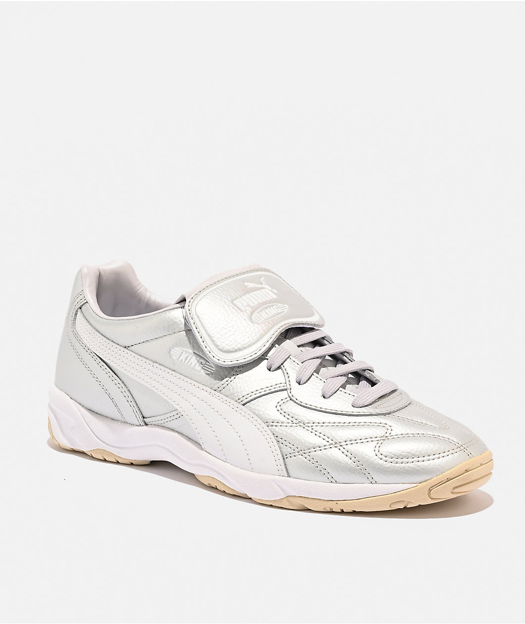 PUMA King Indoor Mesmerize Silver Shoes