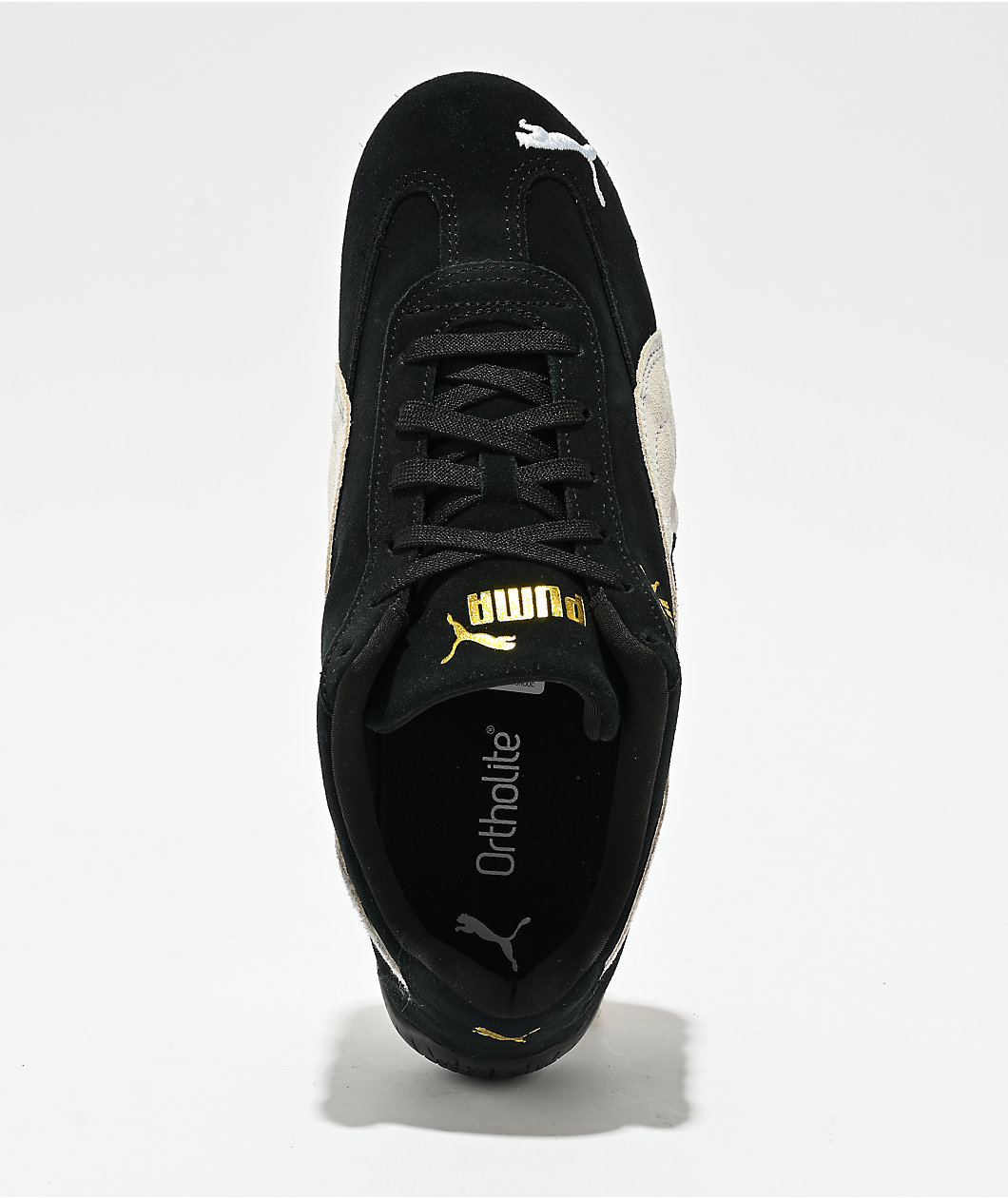 PUMA Men's Speedcat OG Black & White Shoes