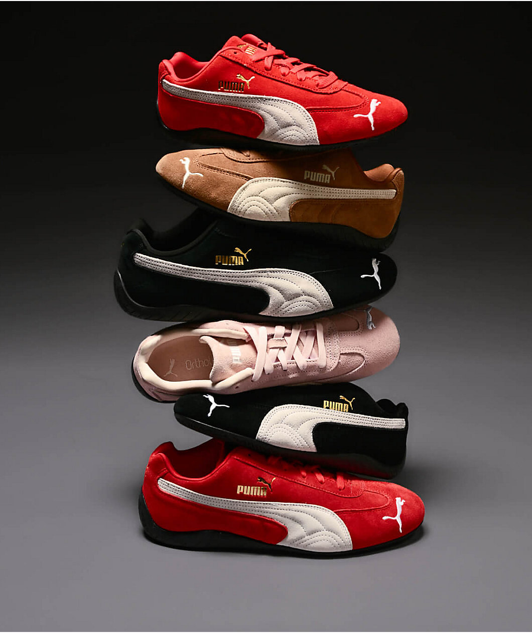 PUMA Men's Speedcat OG Black & White Shoes