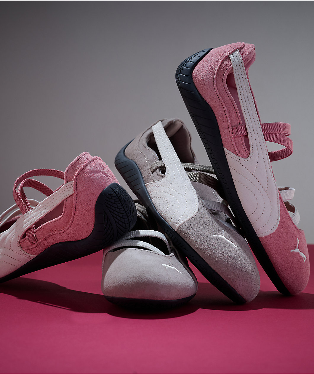 PUMA Women's Speedcat Ballet Mouse Grey Shoes