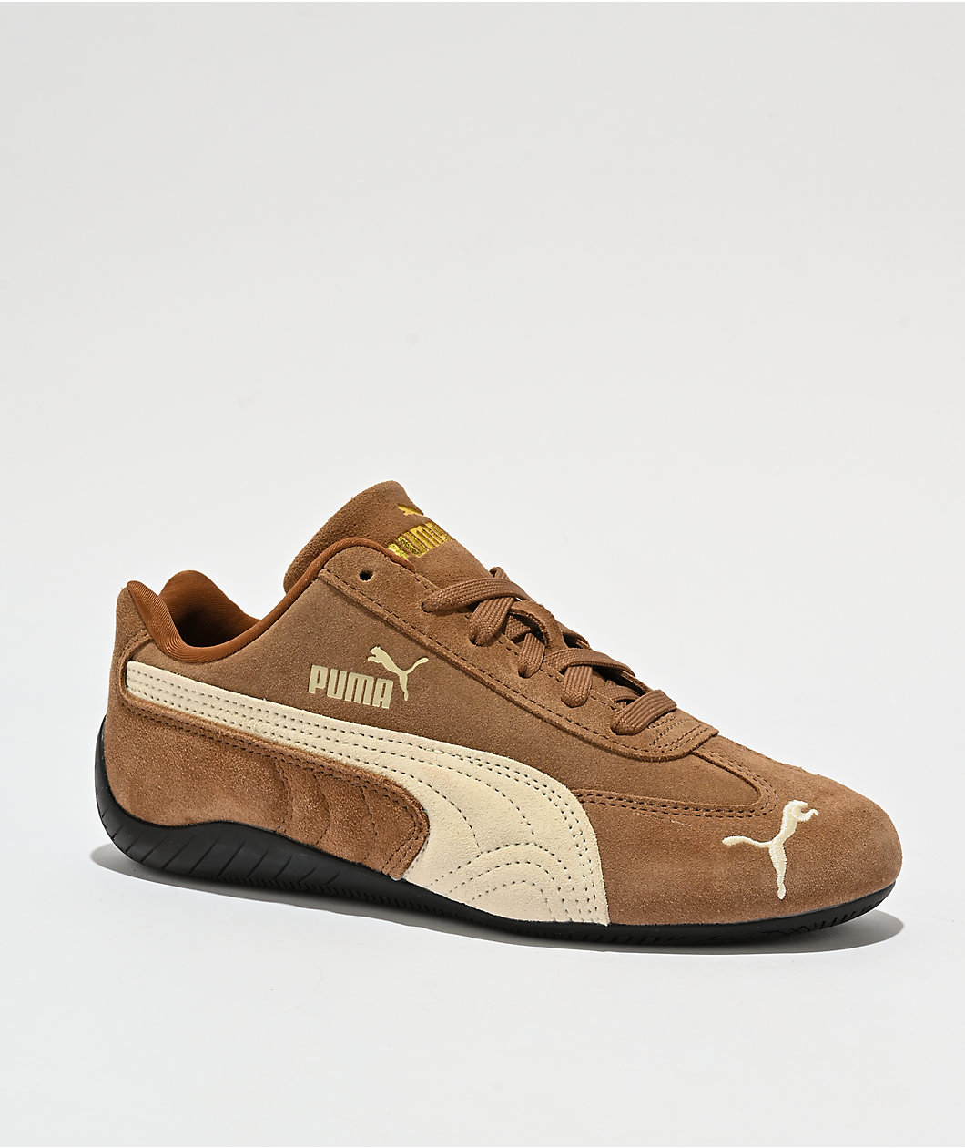 PUMA Women's Speedcat OG Haute Coffee & Frosted Ivory Shoes