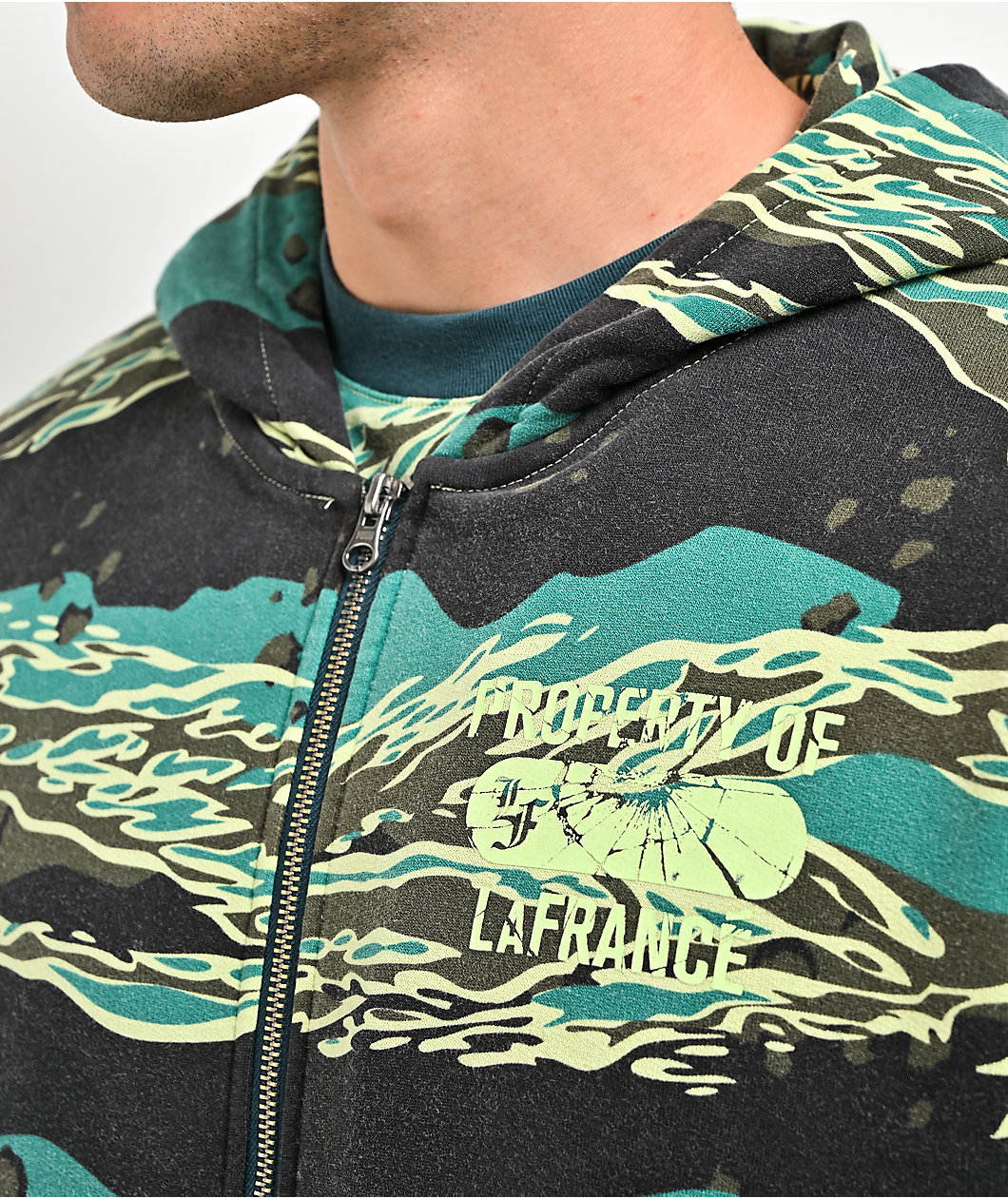 PUMA x LaFrancé Supply Camo Zip Hoodie