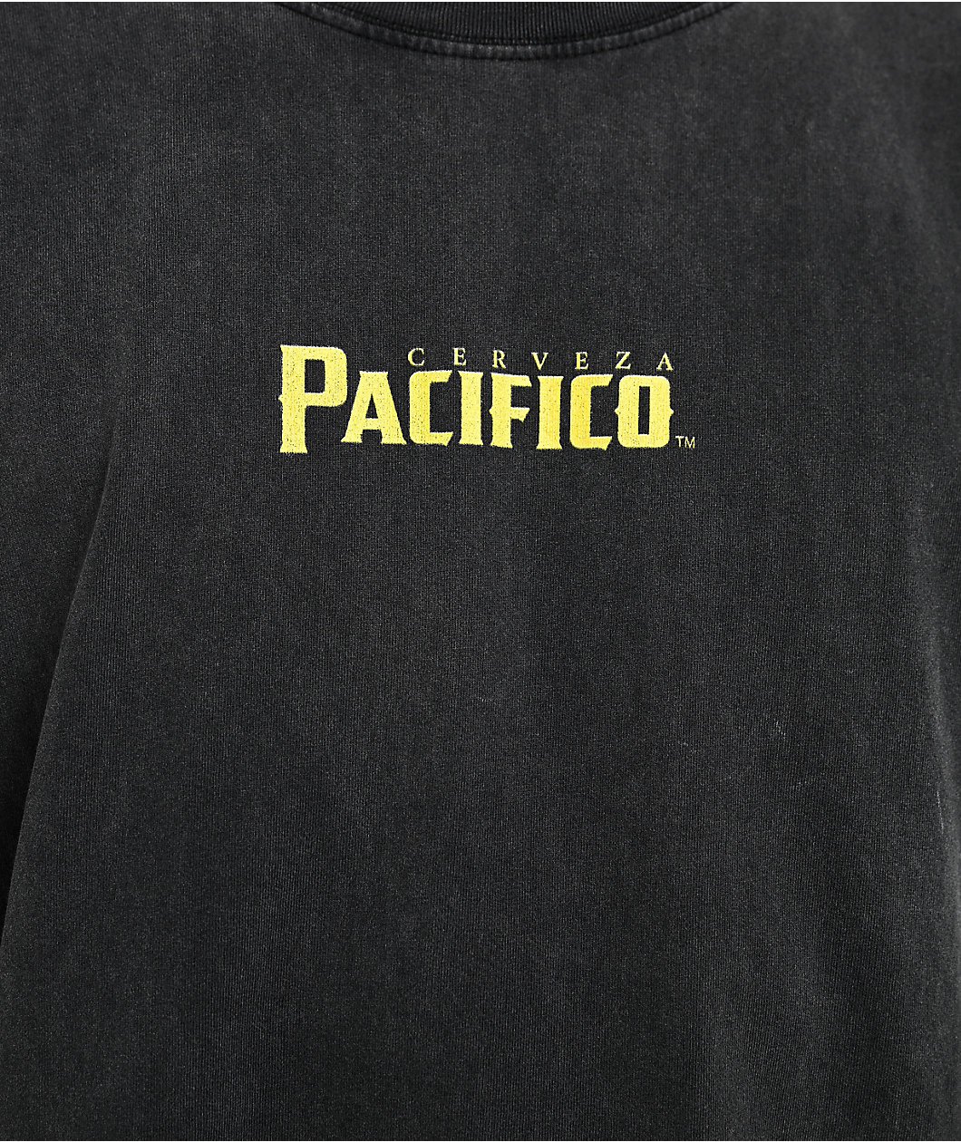 Pacifico Land Black Wash T-Shirt