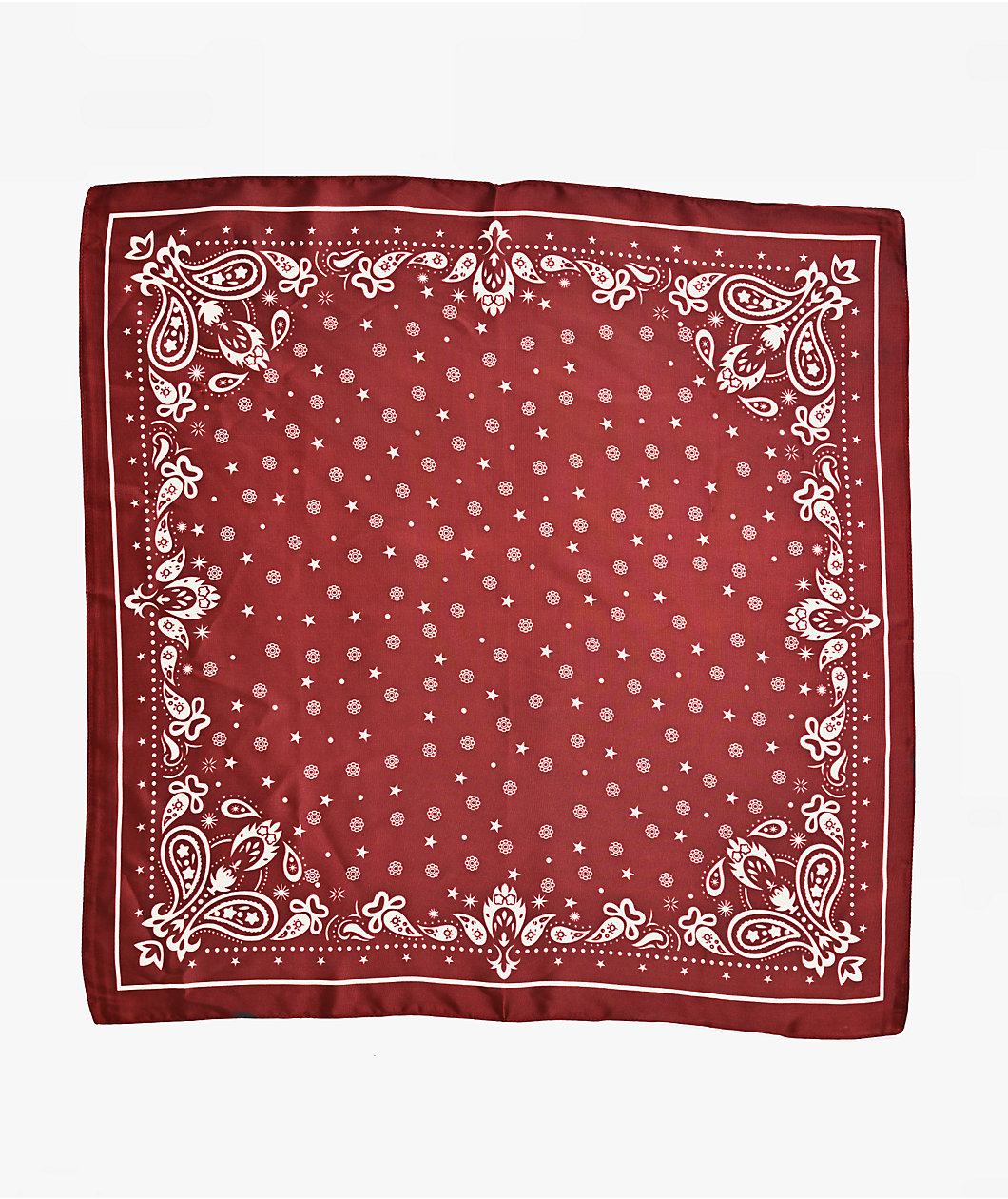Paisley Burgundy Head Scarf