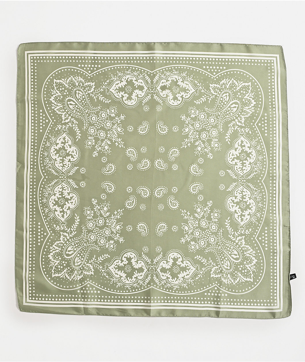 Paisley Green Bandana