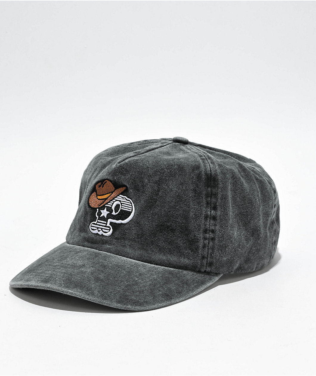 Paramount Saloon Black Wash Strapback Hat