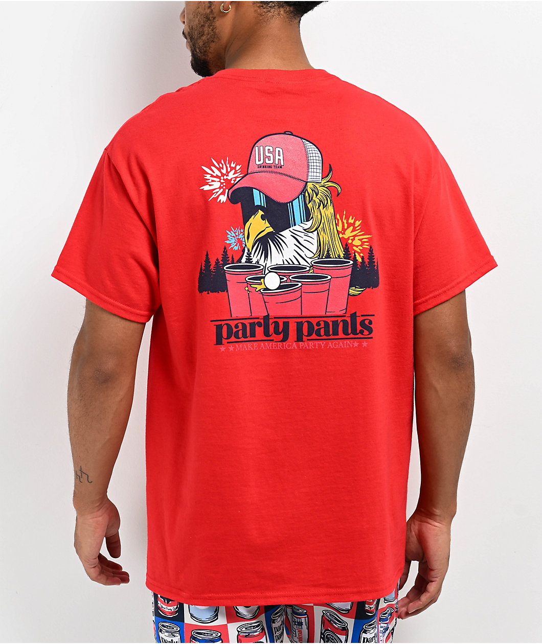 Party Pants Free Birdie Red T-Shirt