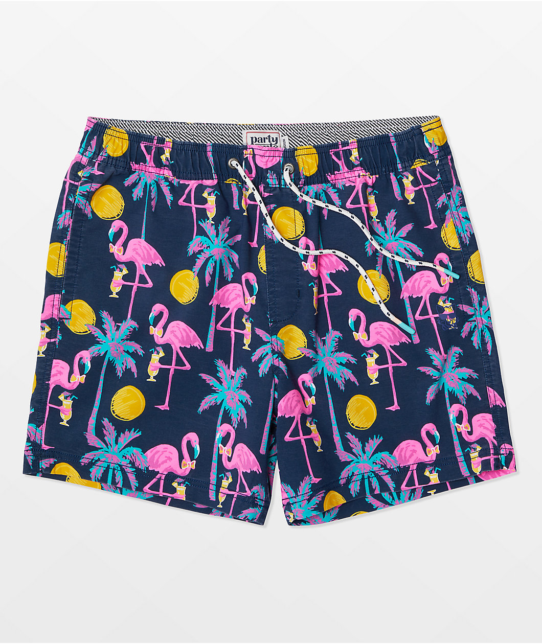 Party Pants Hows Mai Tai Navy Board Shorts