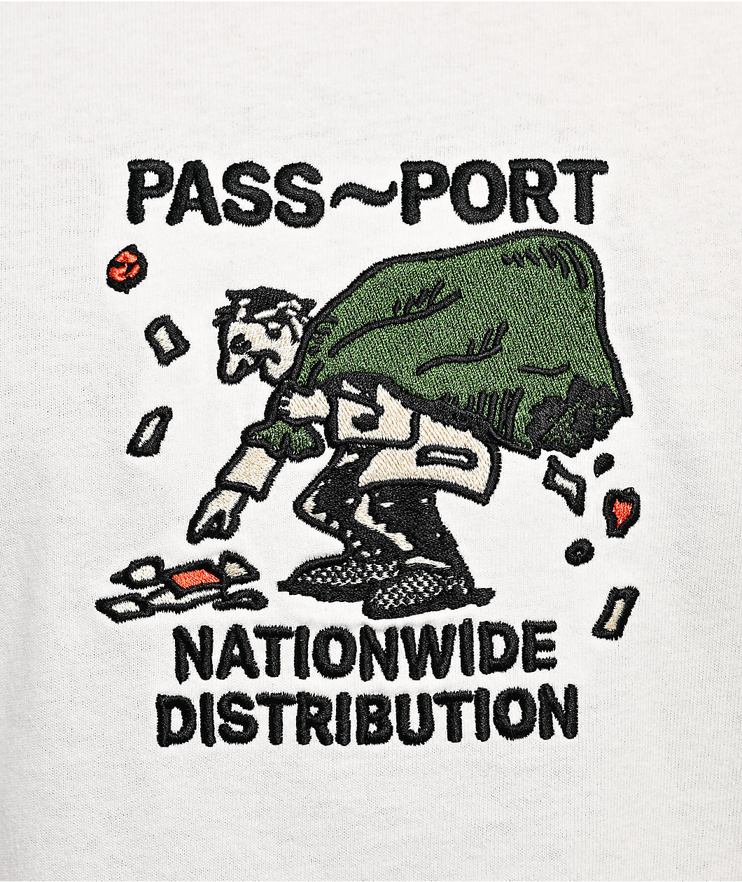 Passport Distribution White T-Shirt