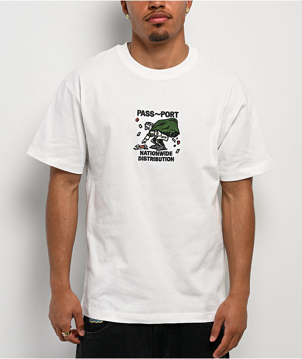 Passport Distribution White T-Shirt