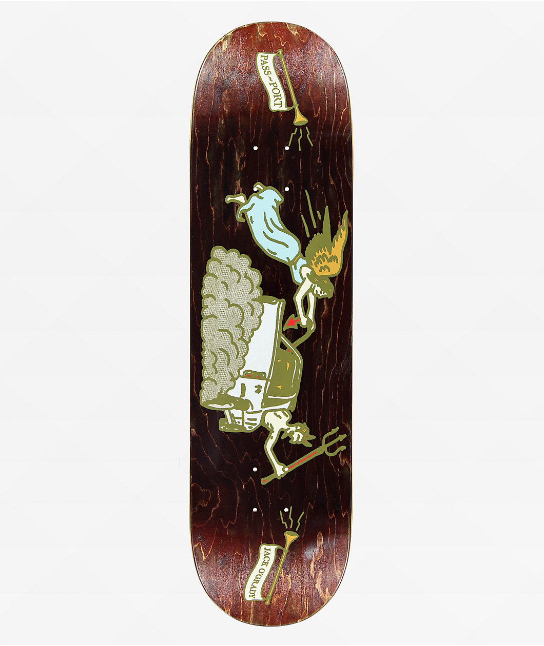 Passport Jack Angel VS Devil 8.5" Skateboard Deck
