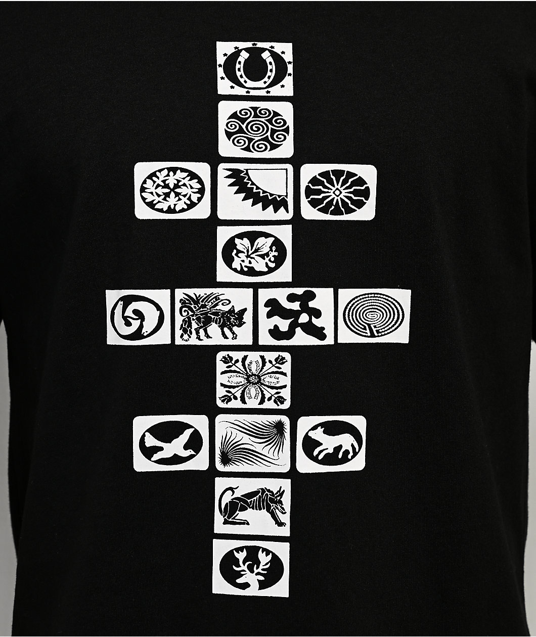 Passport Kollaasi Black T-Shirt