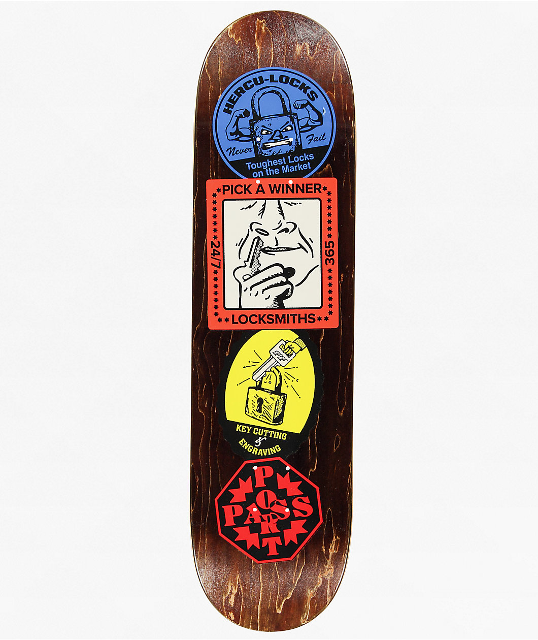 Passport Locksmith Coaster Series 8.25" Skateboard Deck