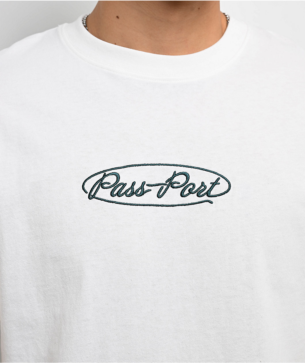Passport Ovalit White T-Shirt