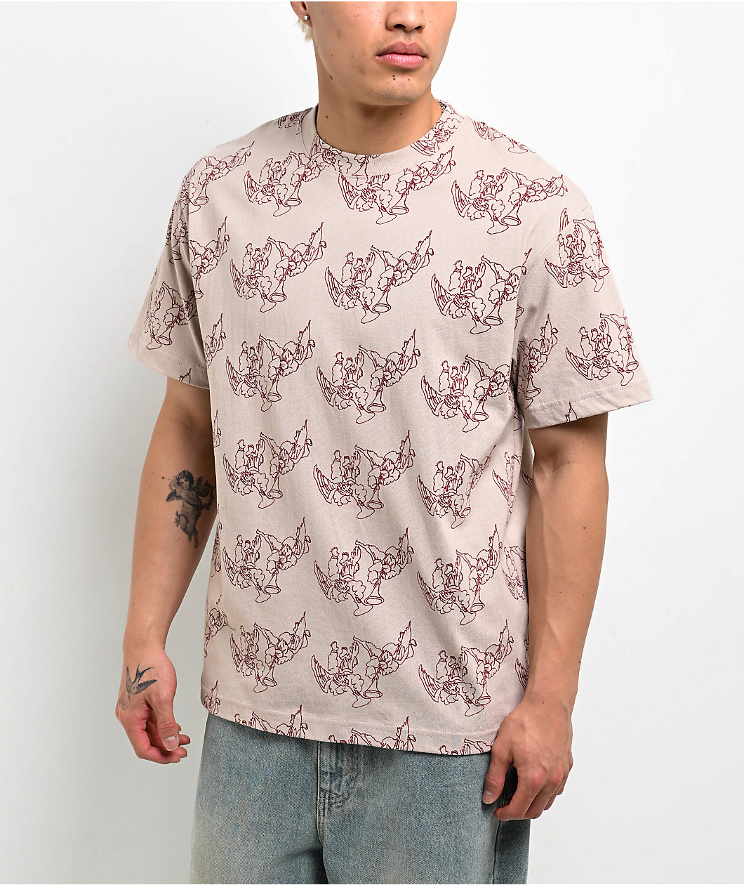 Passport Trumpets Beige T-Shirt